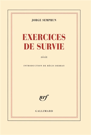 Exercices de survie - Jorge Semprun