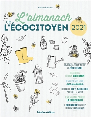 L'almanach de l'écocitoyen 2021 - Karine Balzeau