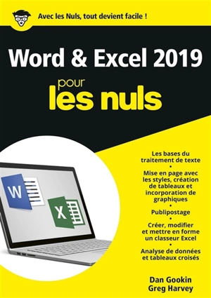 Word & Excel 2019 pour les nuls - Dan Gookin