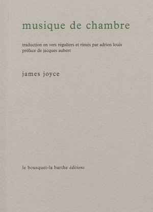 Musique de chambre - James Joyce