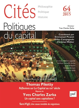 Cités, n° 64. Politiques du capital