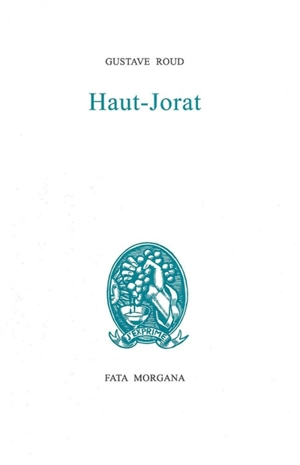 Haut-Jorat - Gustave Roud