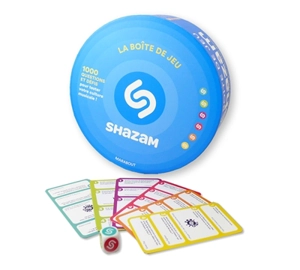 La boîte de jeu Shazam : 1.000 questions et défis pour tester votre culture musicale ! - Nadège Pinel