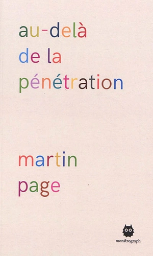 Au-delà de la pénétration - Martin Page