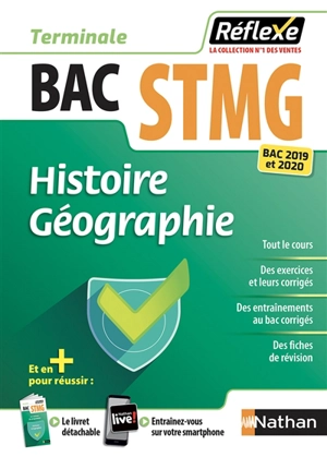 Histoire géographie : bac STMG, terminale : bac 2019 et 2020 - Jean-Louis Carnat