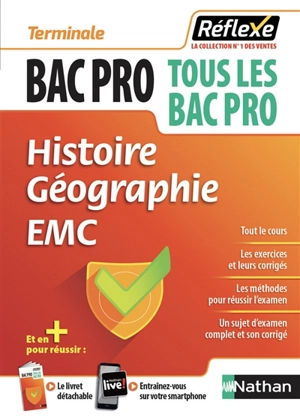 Histoire géographie, EMC, bac pro, tous les bac pro, terminale - Annie Zwang