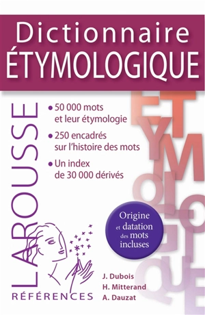 Dictionnaire étymologique - Jean Dubois