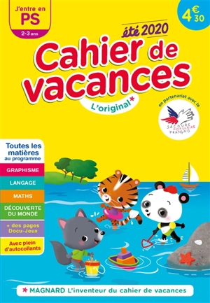 Cahier de vacances j'entre en PS, 2-3 ans : toutes les matières au programme : été 2020 - Aurélie Viollier-Perrot