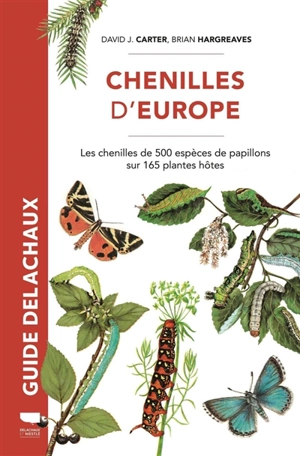 Chenilles d'Europe : les chenilles de 500 espèces de papillons sur 165 plantes hôtes - David James Carter