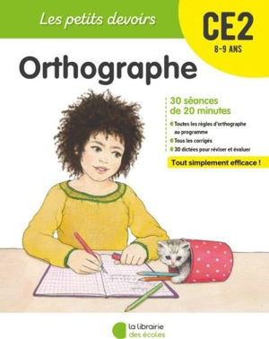 Orthographe CE2, 8-9 ans : 30 séances de 20 minutes - Marie Chardonnet