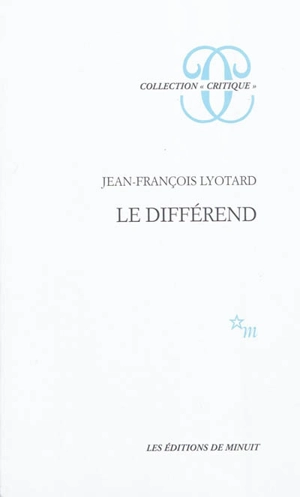 Le différend - Jean-François Lyotard