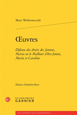 Oeuvres - Mary Wollstonecraft