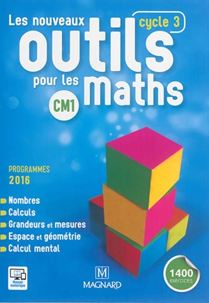 Les nouveaux outils pour les maths CM1, cycle 3 : programmes 2016 - Sylvie Carle