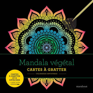 Mandala végétal : cartes à gratter - ViSnezh