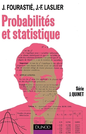 Probabilités et statistique - Jacqueline Fourastié