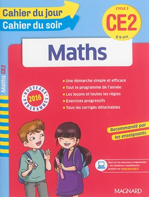 Maths CE2, cycle 2, 8-9 ans : nouveaux programmes 2016 - Georges Caussignac