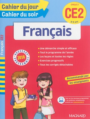 Français CE2, cycle 2, 8-9 ans : nouveaux programmes 2016 - Georges Caussignac