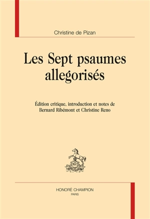 Les sept psaumes allegorisés - Christine de Pizan