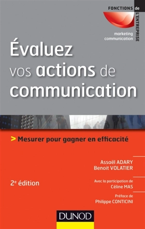 Evaluez vos actions de communication : mesurer pour gagner en efficacité - Assaël Adary