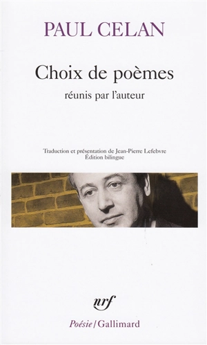 Choix de poèmes - Paul Celan