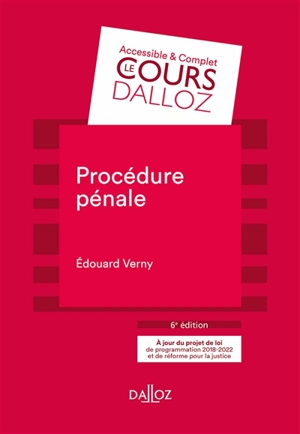 Procédure pénale - Edouard Verny