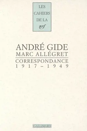 Correspondance, 1917-1949 - André Gide